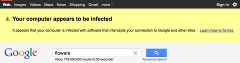 Google warnt Surfer vor Viren auf dem Rechner
