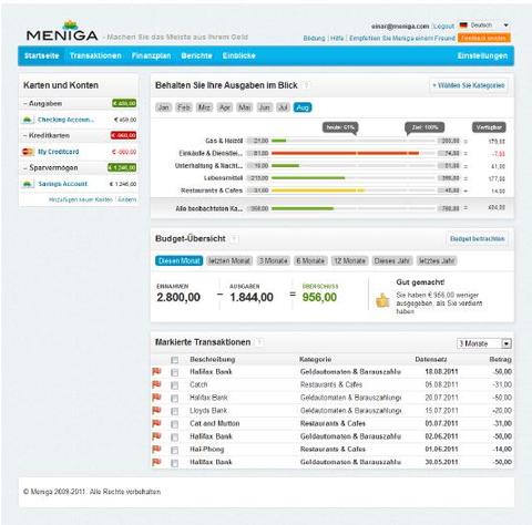 Crealogix baut PFM-Plattform mit Meniga