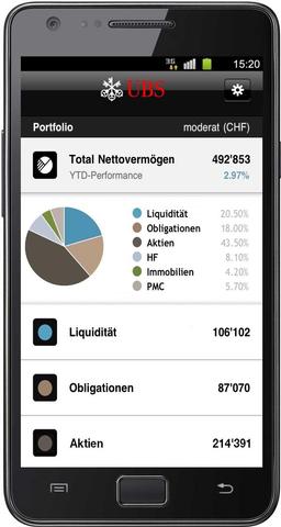 UBS wartet mit Android-App auf
