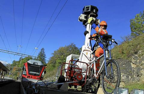 Google Street View erstmals auf Schweizer Zug-Strecke