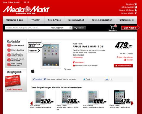 Media Markt startet Online-Shop in Deutschland und kündigt Ausbau an