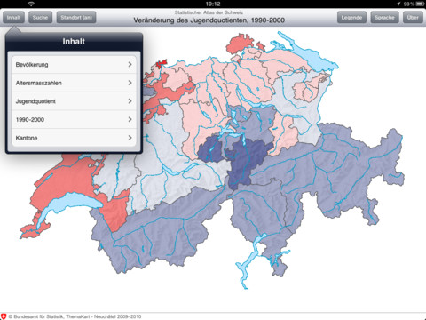 Bundesamt für Statistik veröffentlicht App fürs iPad