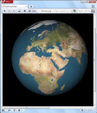 Opera 11.50 mit WebGL