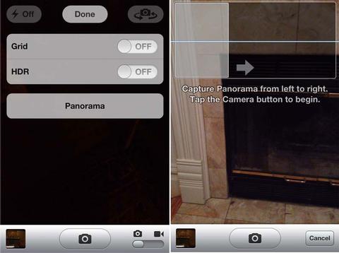 Versteckte Panorama-Funktion in iOS 5