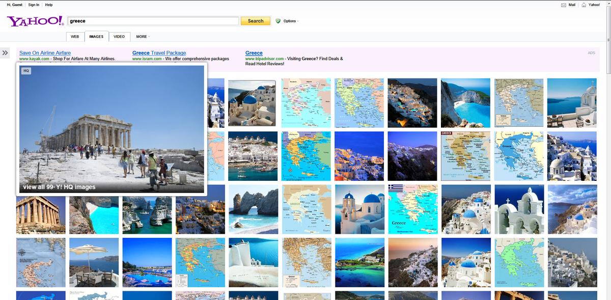 Yahoo reichert Suchmaschine mit professionellen Fotos und Videos an