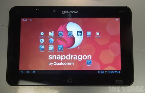 Qualcomm-Tablet mit schnellem Quad-Core-Prozessor 