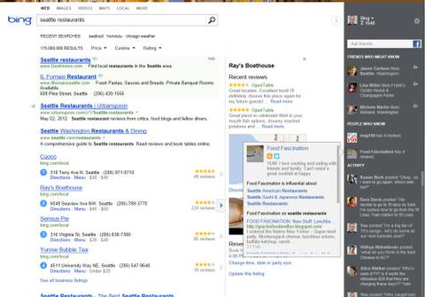 Microsoft verbessert Verknüpfung von Bing mit Facebook und Co.