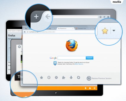 Firefox-Design wird kurviger