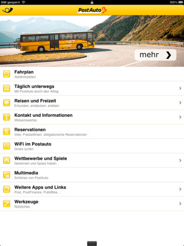 App fürs Postauto