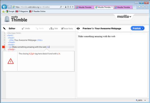 Mozilla lanciert visuellen Webeditor