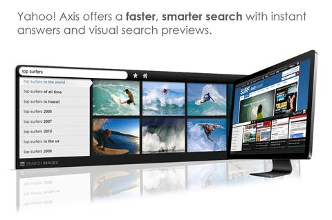 Yahoo lanciert Browser Axis