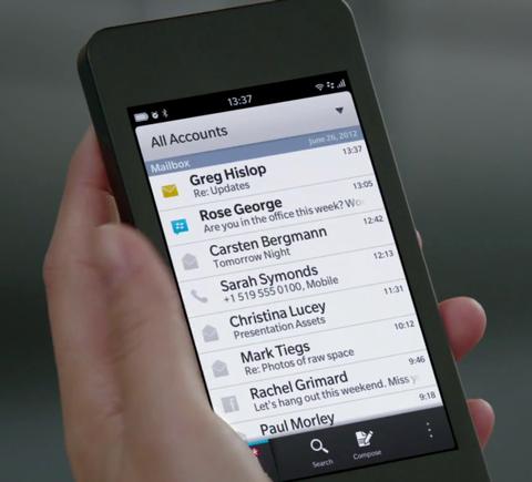 RIM zeigt Vorabversion von Blackberry 10