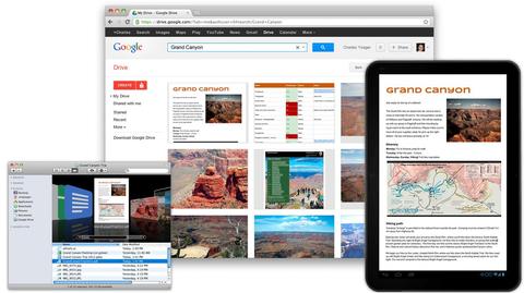 Googles Online-Festplatte Google Drive ist da