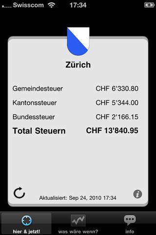 Steuerberechnungs-App von Abraxas