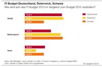 Schweizer CIOs pessimistisch, was Budget 2013 angeht