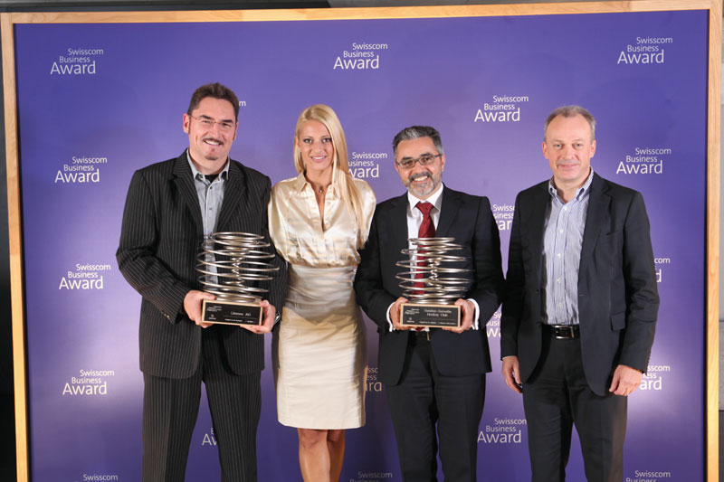 Swisscom ehrt Limmex und Genfer Hockeyclub mit Business Award