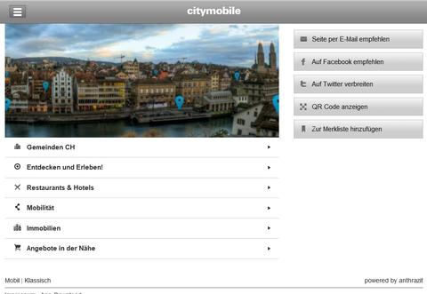 Citymobile-App um Gewerbe-Marktplatz erweitert