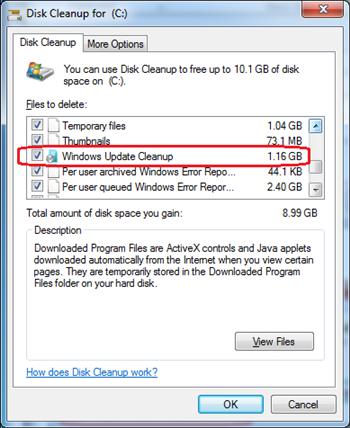 Windows-7-Update zur Patch-Bereinigung