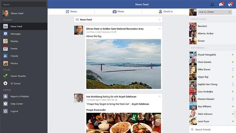 Aktualisierte Facebook-App für Windows 8.1