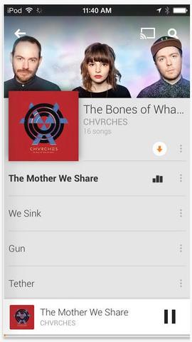 Google Play Music auch für iPhone-Nutzer erhältlich