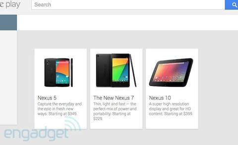 Nexus 5 für 349 Dollar gelistet