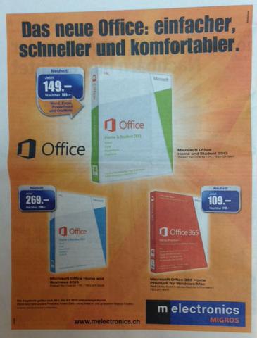 Office 2013 ist da - ab 169 Franken