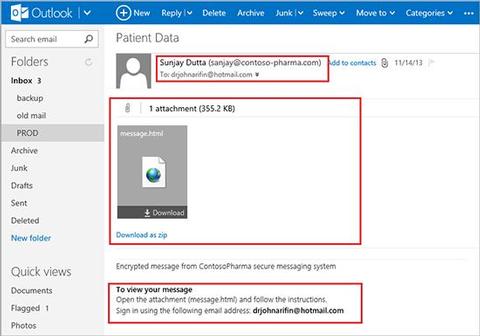 E-Mail-Verschlüsselung für Office 365