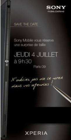 Sony mit erstem Phablet am 4. Juli