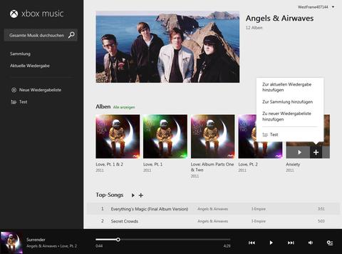 Xbox Music ab sofort im Web