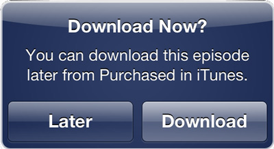 iTunes neu mit Download-Later-Funktion