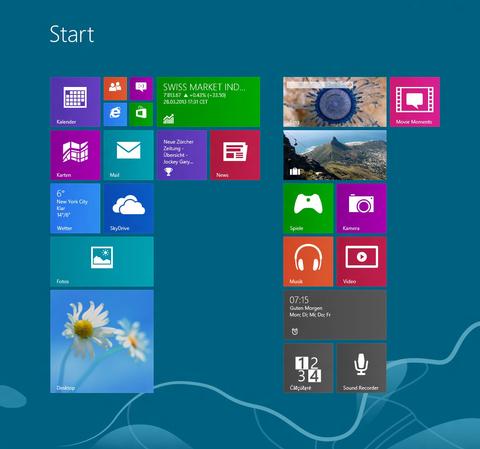 Windows-Blue-Builds mit Startbutton aufgetaucht