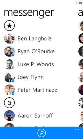 Facebook Messenger für Windows Phone ist da
