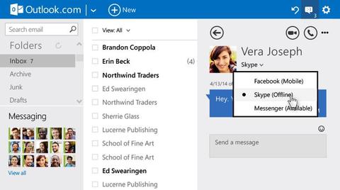 Outlook.com bekommt neue Funktionen