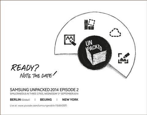 Samsung soll an Unpacked-Event das Galaxy Note 4 präsentieren