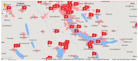 Landkarte für die Suche nach ICT-Praktikumsplätzen geht online