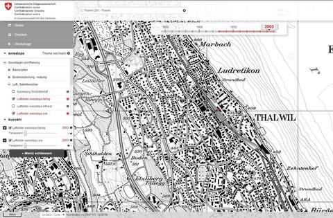 Swisstopo veröffentlicht neuen Lubis Datenviewer