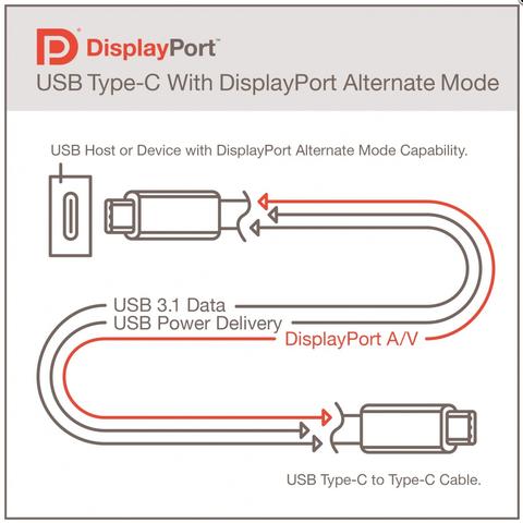 USB Typ C auch für Displayport nutzbar