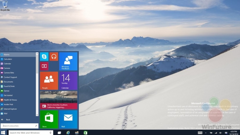 Windows 10 Technical Preview Build 10061 ab sofort verfügbar
