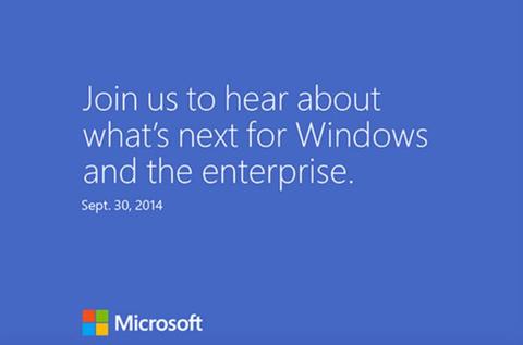 Microsoft lädt Ende September zu Windows-9-Event