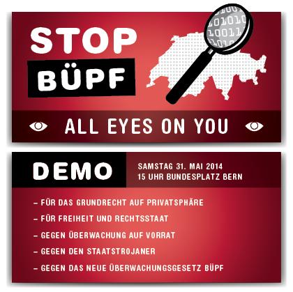 BÜPF-Demo lockt 400 Personen an
