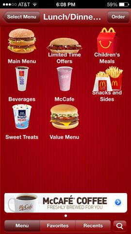 McDonald's testet Mobile Ordering