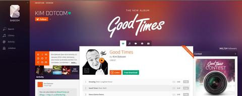 Kim Dotcom fordert Spotify & Co. heraus