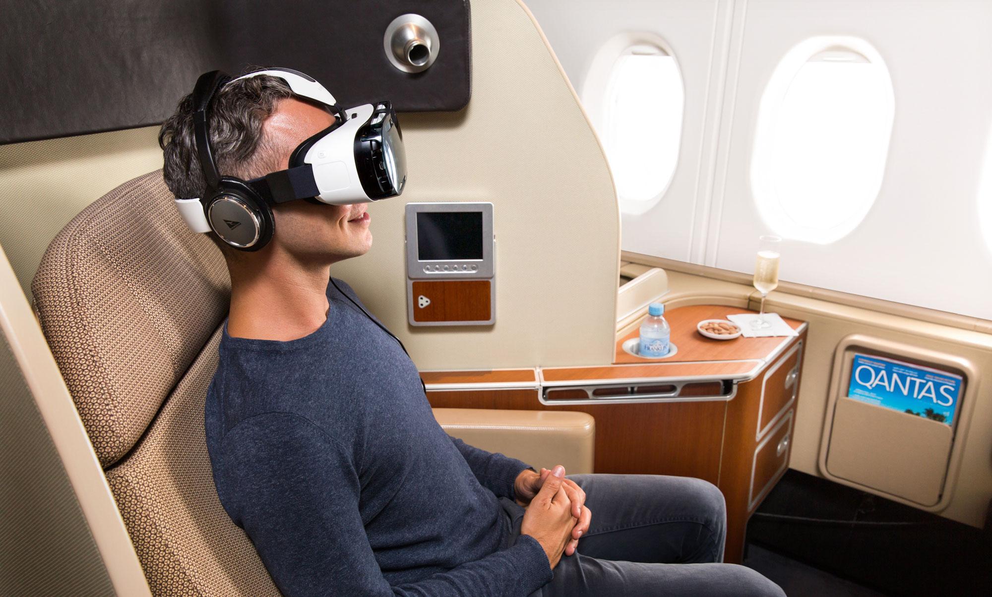 Samsung Gear VR für First-Class-Passagiere