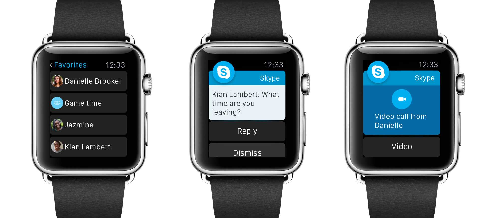 Microsoft macht Skype für Apple Watch fit
