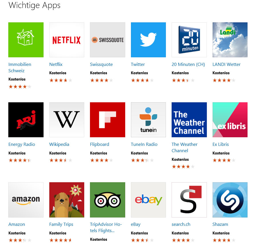 Microsoft listet essentielle Windows-10-Apps