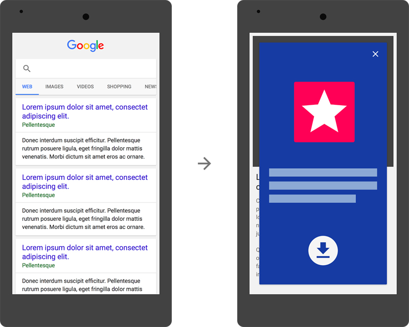Google straft Webseiten mit zu grossen App-Download-Aufforderungen - IT