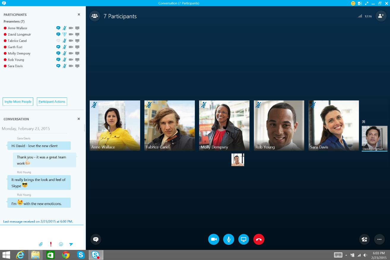 Lync von Skype for Business abgelöst