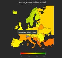 Schweiz mit drittschnellstem Internet-Speed in Europa