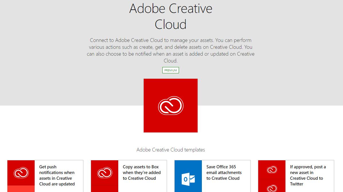 Microsoft Flow mit neuen Connectors für Adobe Creative Cloud und Bing