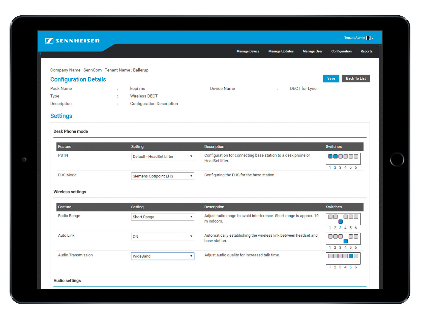 Cloud-Management für Headsets